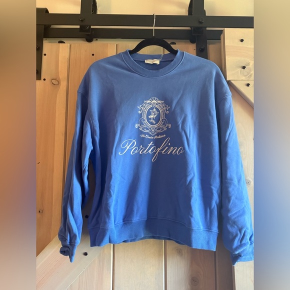 NWOT Dress Forum Portofino Embroidered Sweatshirt - Picture 5 of 7